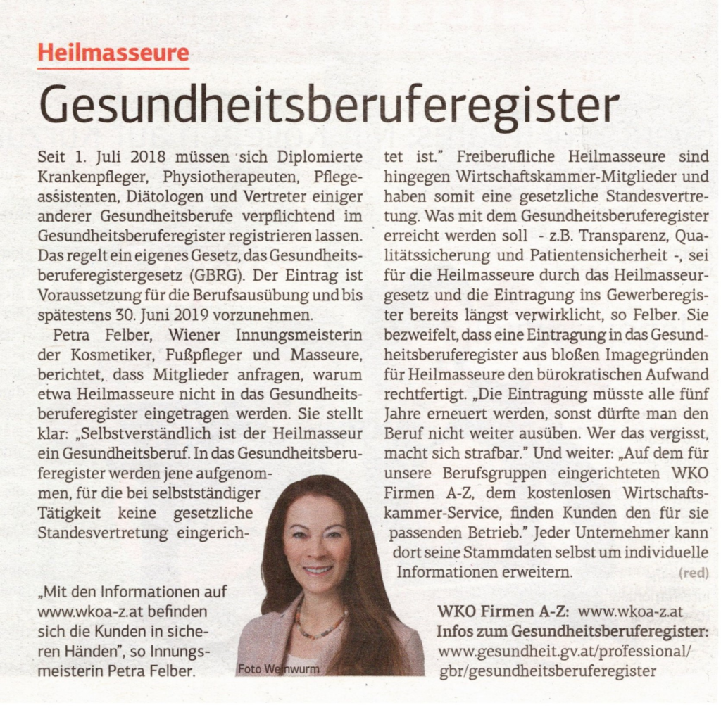 Interview Petra Felber zu GBR